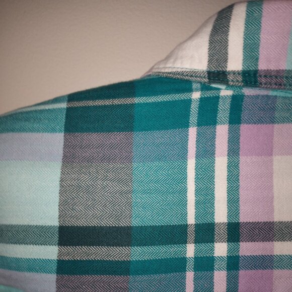 ' THE NORTH FACE' Plaid shirt two chest pockets Size SP EUC - Picture 12 of 12